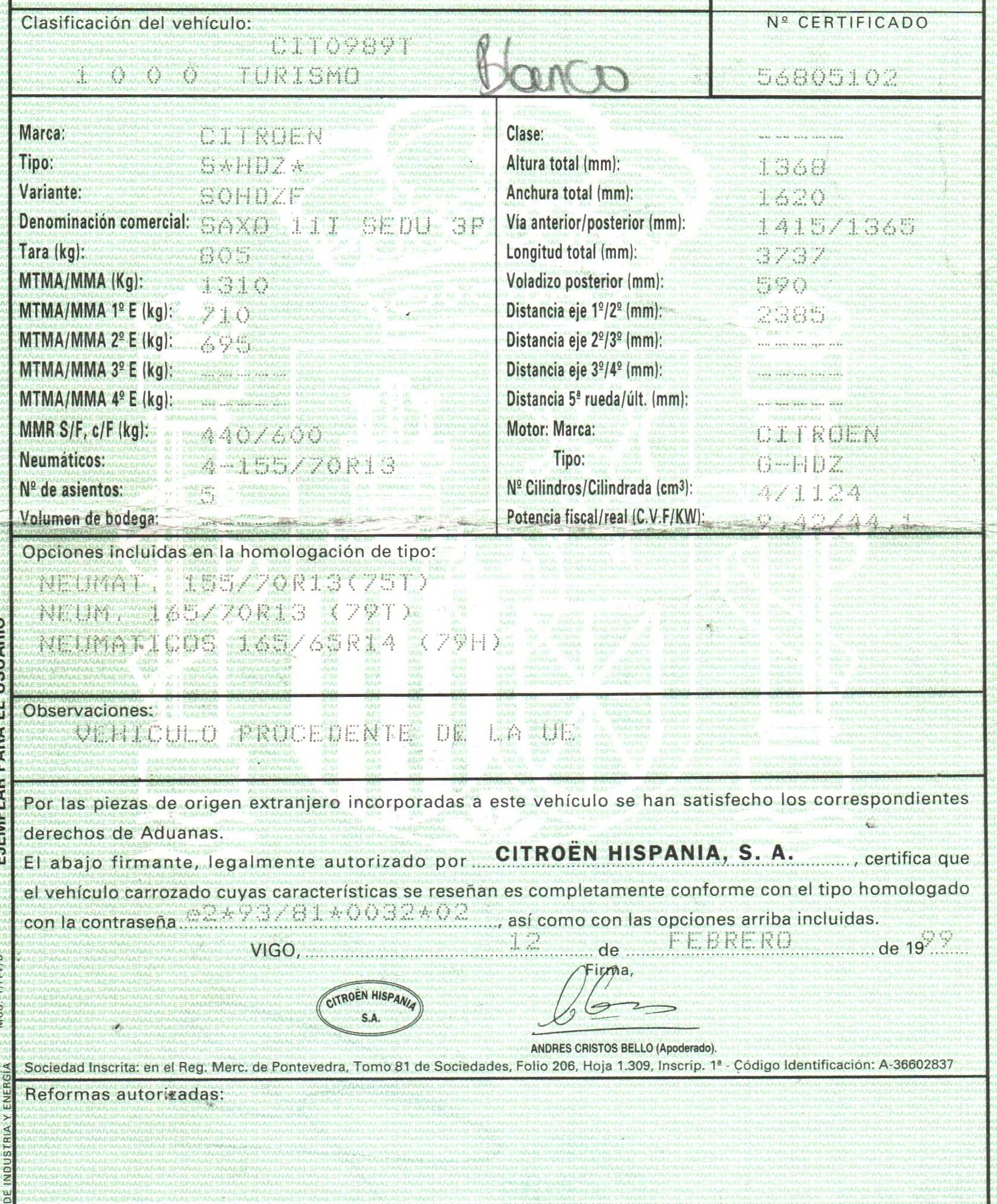 OPEL Saxo 2 generation (1996-2004) Lukturu vadības slēdzis 21544132