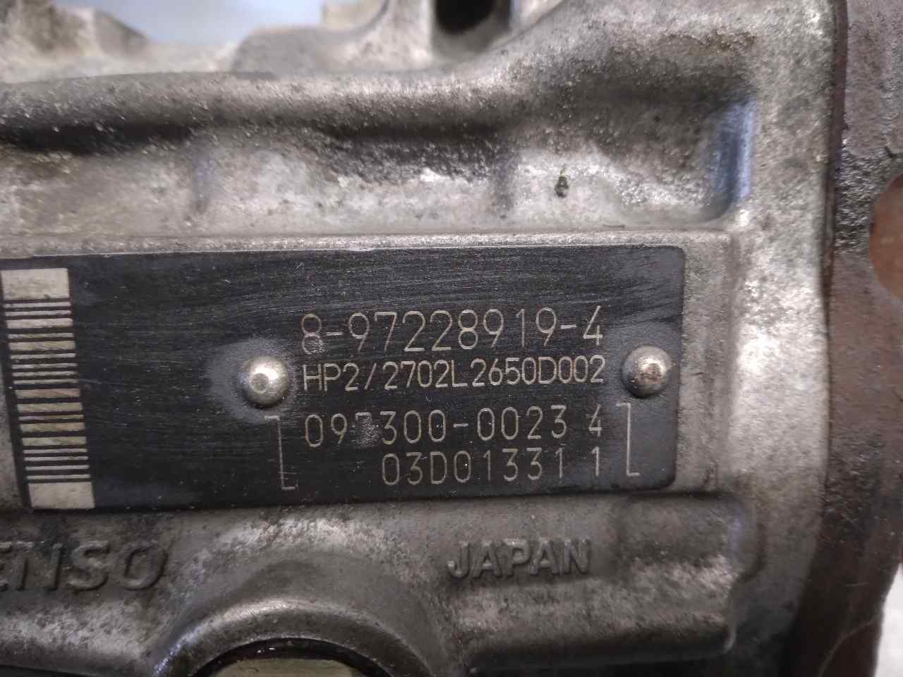 MAZDA Vel Satis 1 generation (2002-2009) High Pressure Fuel Pump 09730000234, DENSO, 8972289194+ 24121283