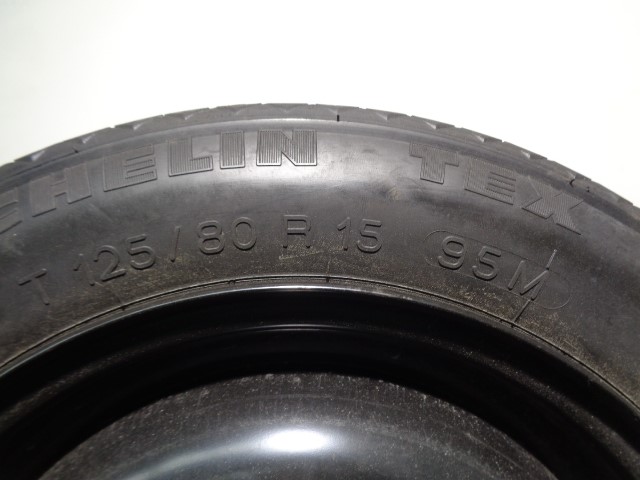 FORD Focus 1 generation (1998-2010) Spare Wheel T12580R1595M, MICHELIN, 98AB1007TC 19908411