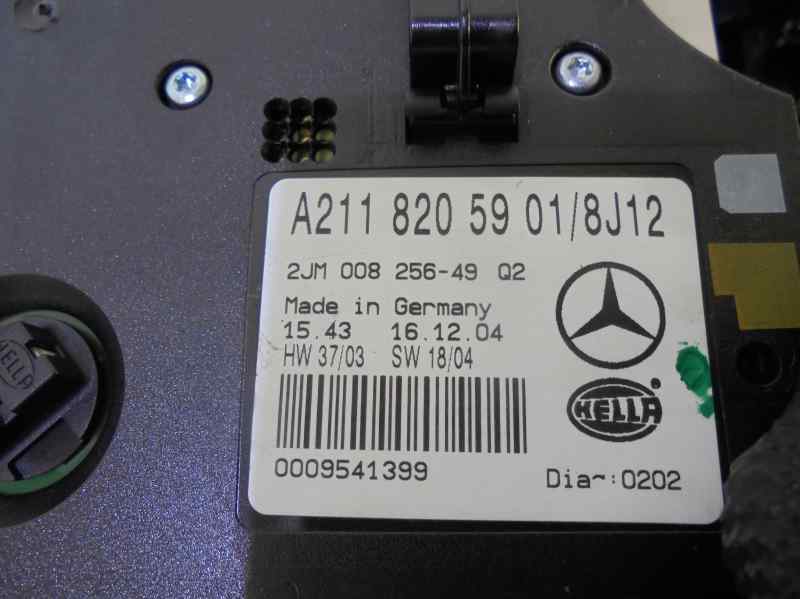 MERCEDES-BENZ E-Class W211/S211 (2002-2009) Andre interiørdeler A2118205901,2JM00825649,HELLA 19556798