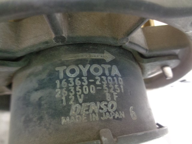 TOYOTA RAV4 2 generation (XA20) (2000-2006) Diffuservifte 1636323010, 2635005251, DENSO 21730334