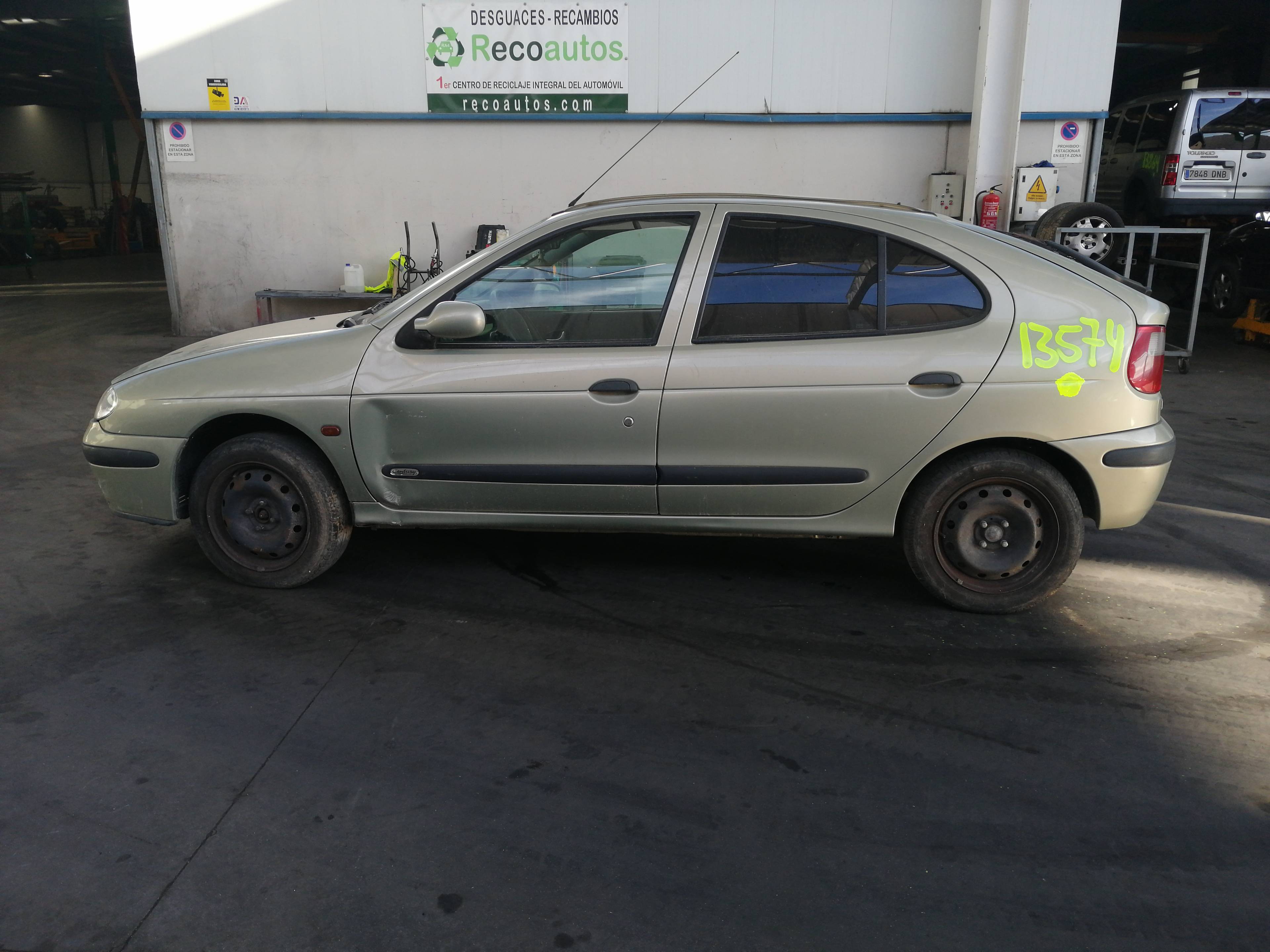 BMW Megane 1 generation (1995-2003) Bara de protecție spate VERDE, 5PUERTAS, 7701471809+ 24117292