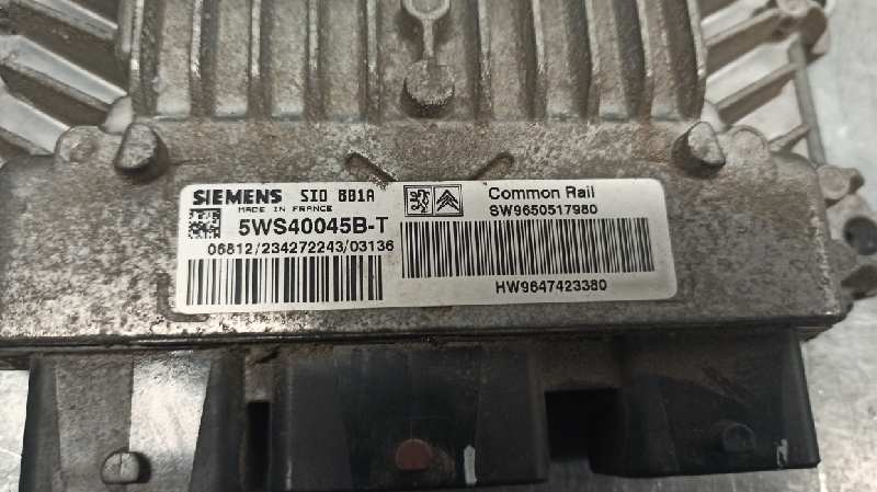 MITSUBISHI 307 1 generation (2001-2008) Engine Control Unit ECU SIEMENS, SIEMENS+5WS40045BT 19721217