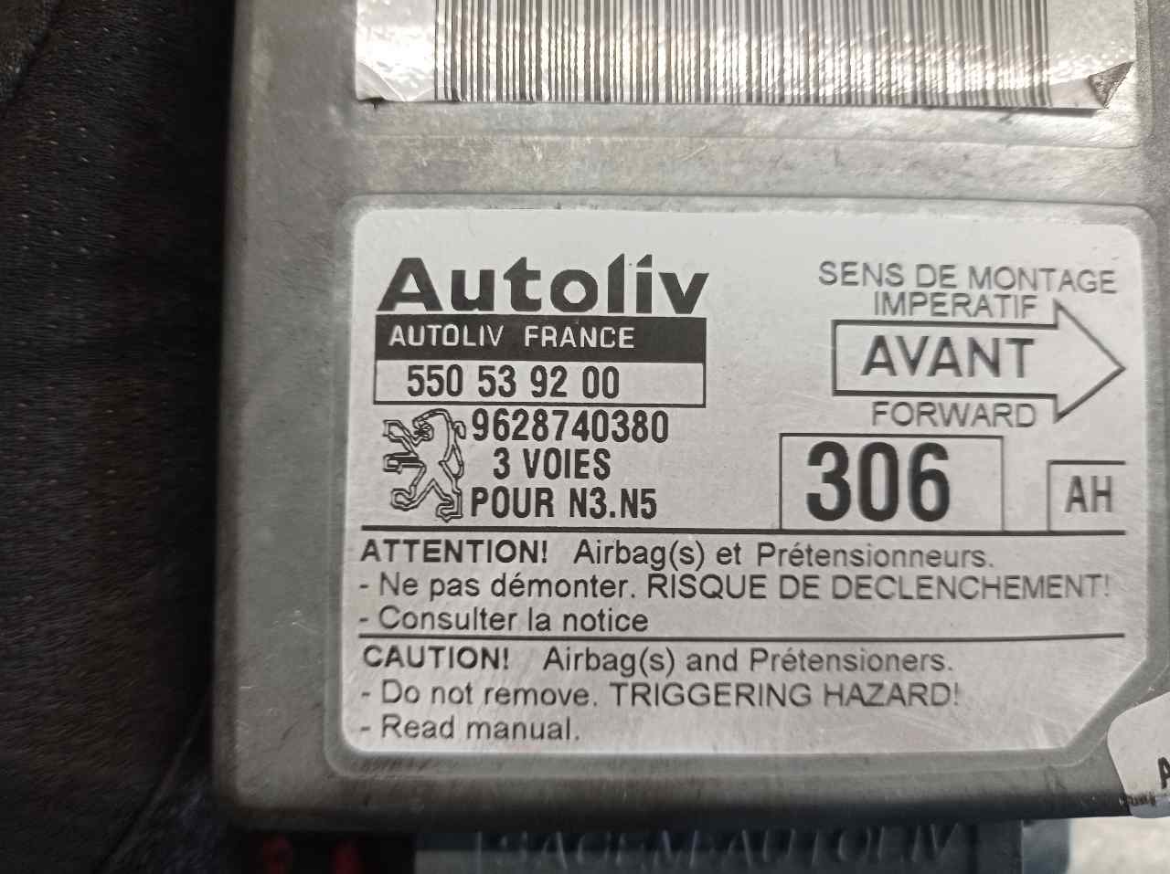 MITSUBISHI 306 1 generation (1993-2002) SRS Control Unit AUTOLIV, AUTOLIV+550539200 19826632