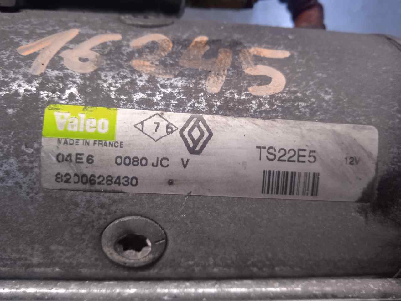 RENAULT Scenic 2 generation (2003-2010) Starter Motor TS22E5, VALEO, 8200628430+ 19833115