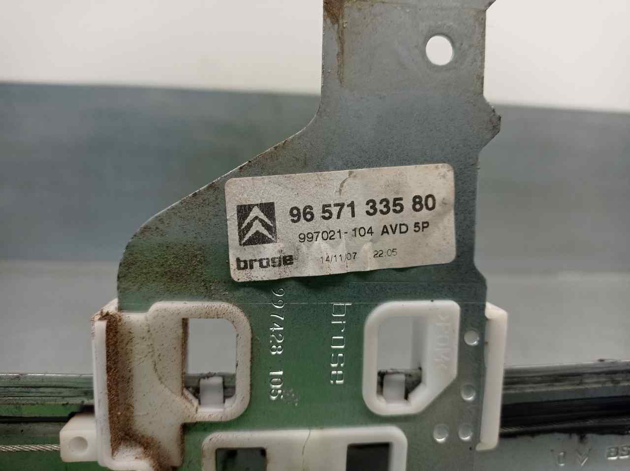 CITROËN C4 1 generation (2004-2011) Стеклоподъемник передней правой двери 9681575880, 32PINES, 5PUERTAS 21719533