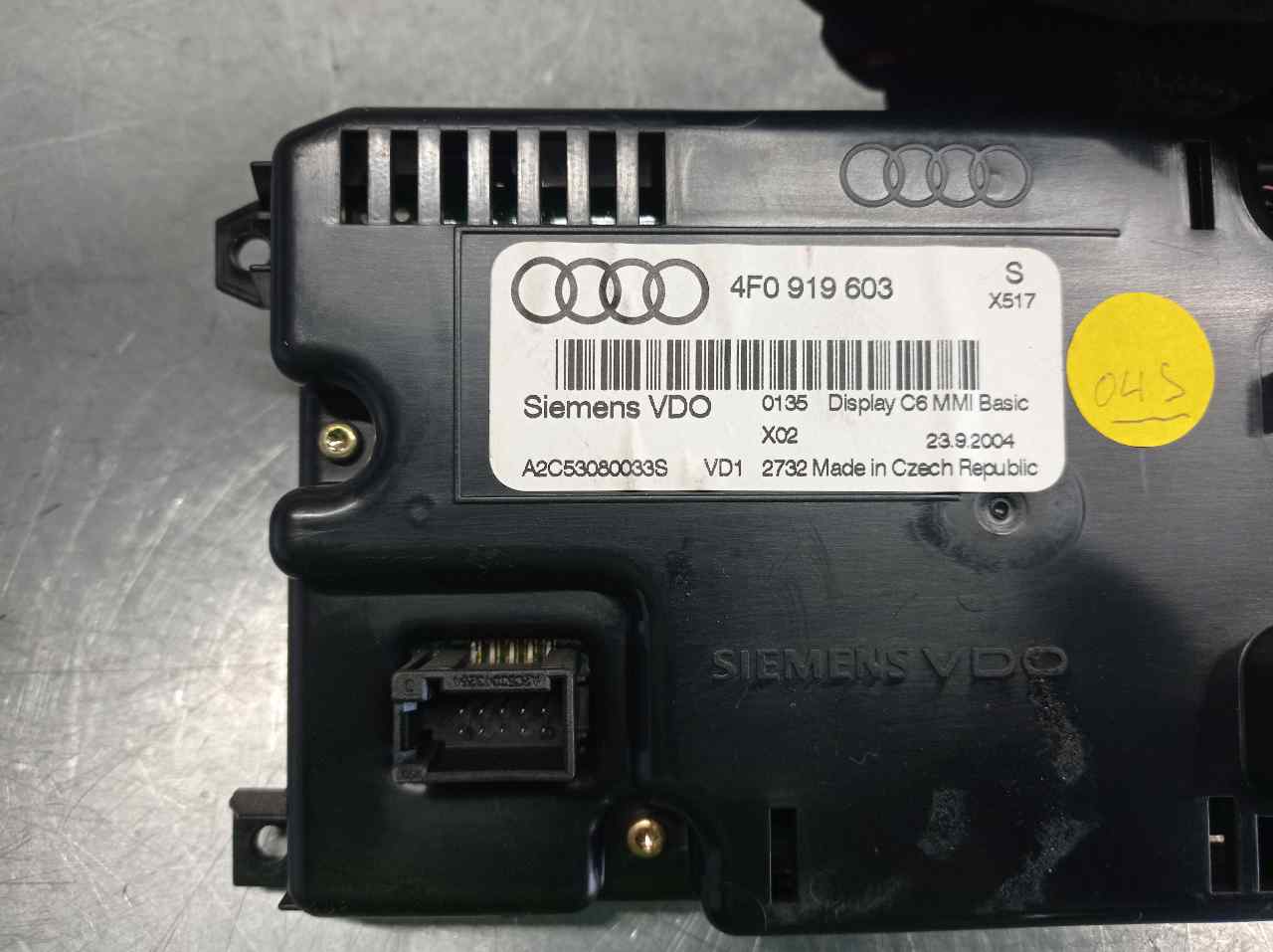 TOYOTA A6 C6/4F (2004-2011) Kitos salono dalys SIEMENS,SIEMENS+A2C53080033S 19826256