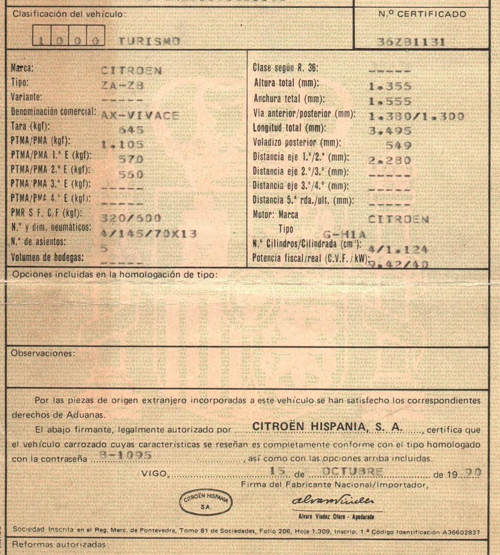 CITROËN AX 1 generation (1986-1998) Andra styrenheter 6385420904 21120460