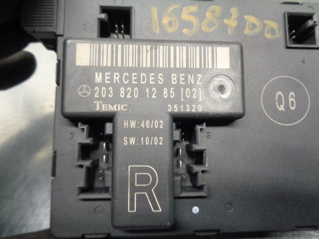 MERCEDES-BENZ C-Class W203/S203/CL203 (2000-2008) Kiti valdymo blokai 2038201285, 351320, TEMIC 19845591