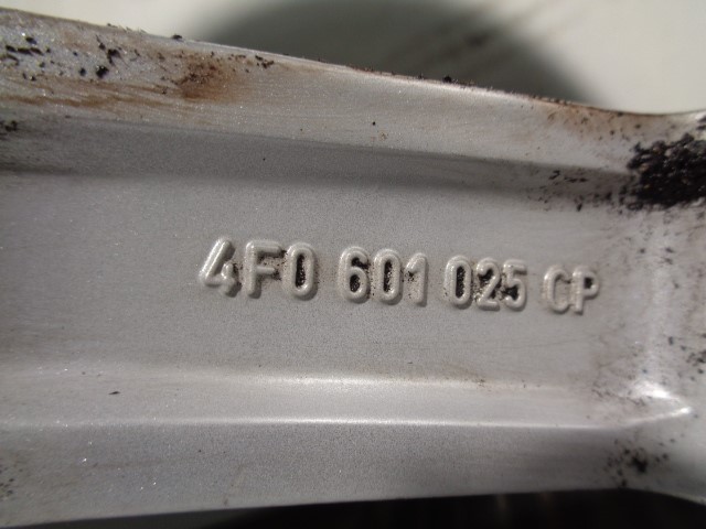 AUDI A6 C6/4F (2004-2011) Tire R188JX18H2ET38, ALUMINIO10P, 4F0601025CP 19850738