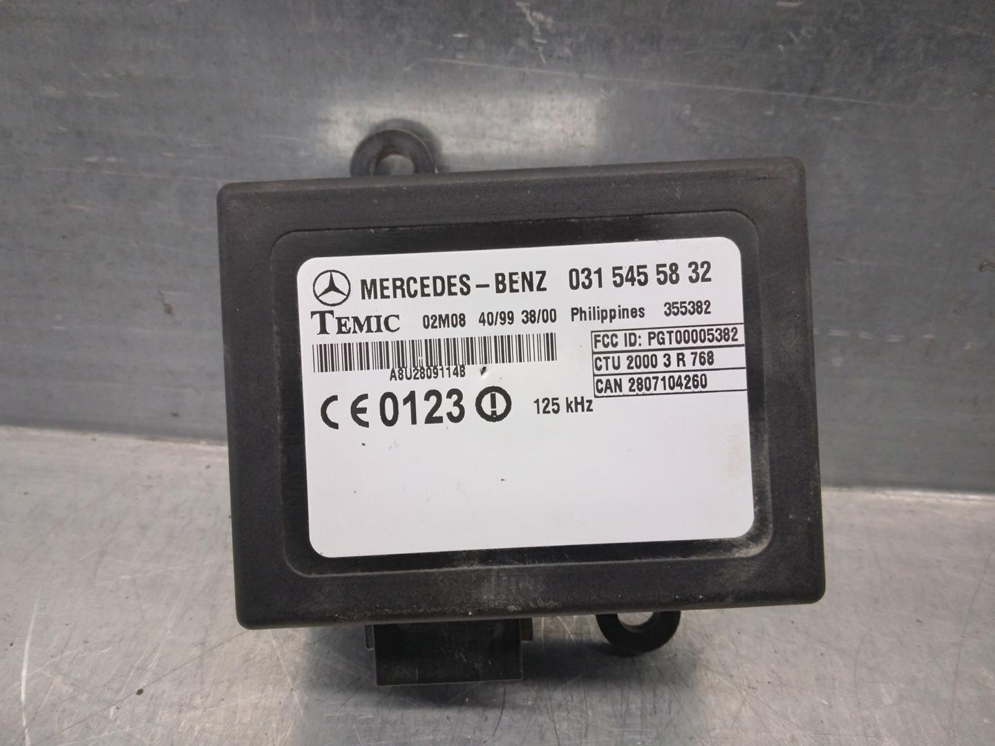MERCEDES-BENZ Vito W638 (1996-2003) Блок управления иммобилайзера 0315455832, 02M09, TEMIC 21108070
