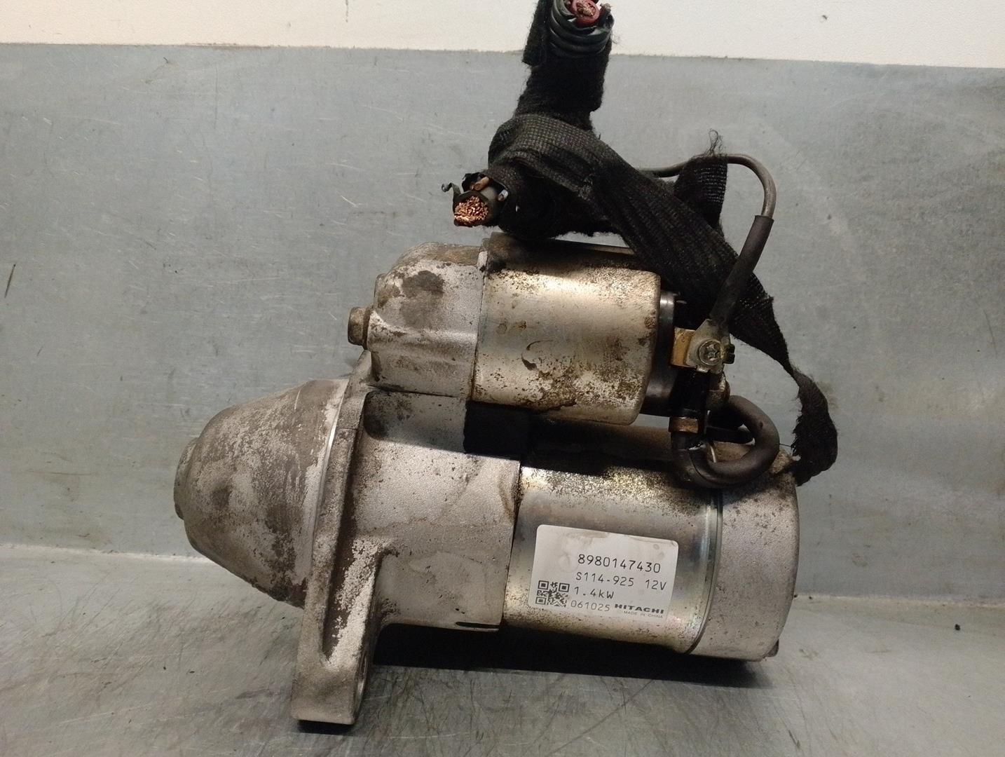 OPEL Meriva 1 generation (2002-2010) Starter Motor 8980147430, S114925, HITACHI 24184148