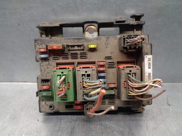 PEUGEOT 307 1 generation (2001-2008) Fuse Box BSM,BSM+44952497 19841148