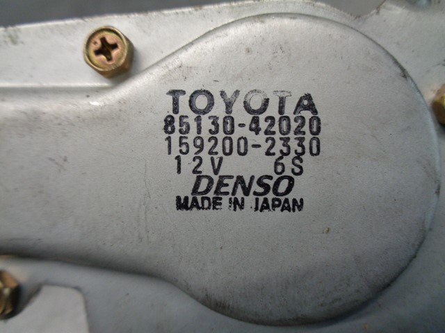 TOYOTA RAV4 1 generation (XA10) (1994-2000) Моторчик заднего стеклоочистителя 3PIN,3PIN+1592002330 19785342