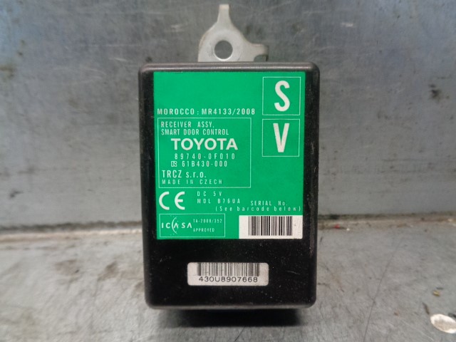 TOYOTA Verso 1 generation (2009-2015) Other Control Units +61B430000 19794452