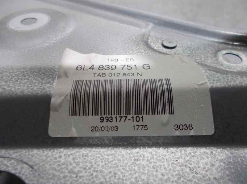 SEAT Cordoba 2 generation (1999-2009) Lève-vitre de porte arrière gauche 4PUERTAS.,4PUERTAS.+14PINES 19624191