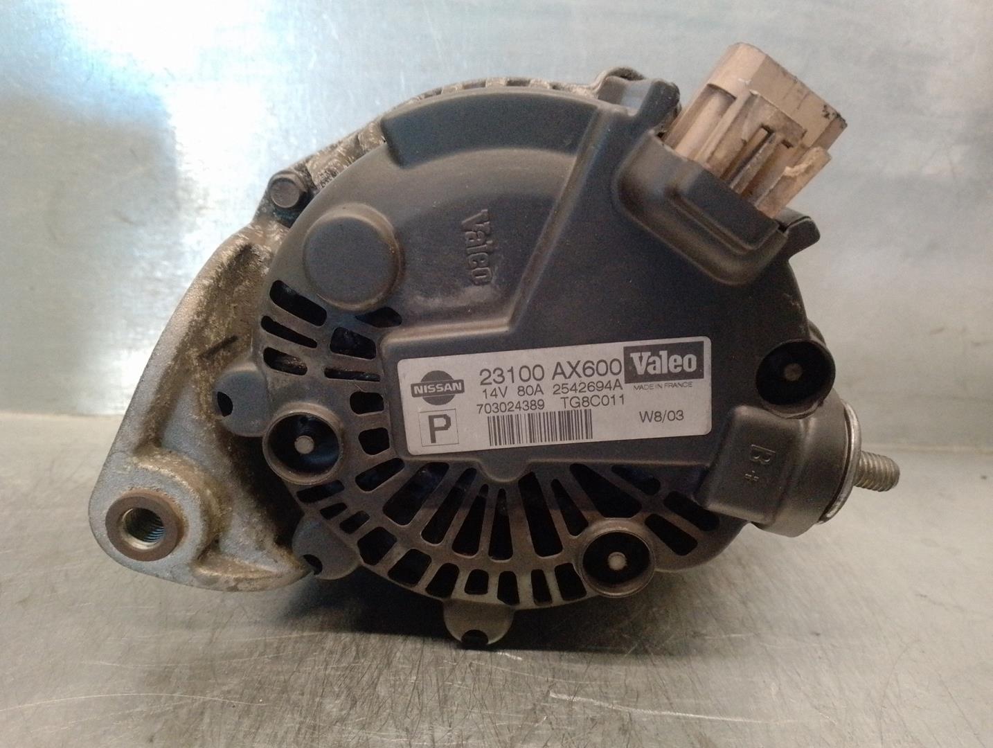 NISSAN Micra K12 (2002-2010) Генератор 23100AX600,2542694A,VALEO 24190657