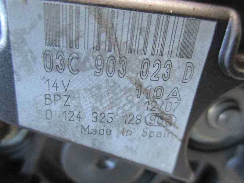 SEAT Cordoba 2 generation (1999-2009) Генератор 03C903023D, 0124325128 19653443