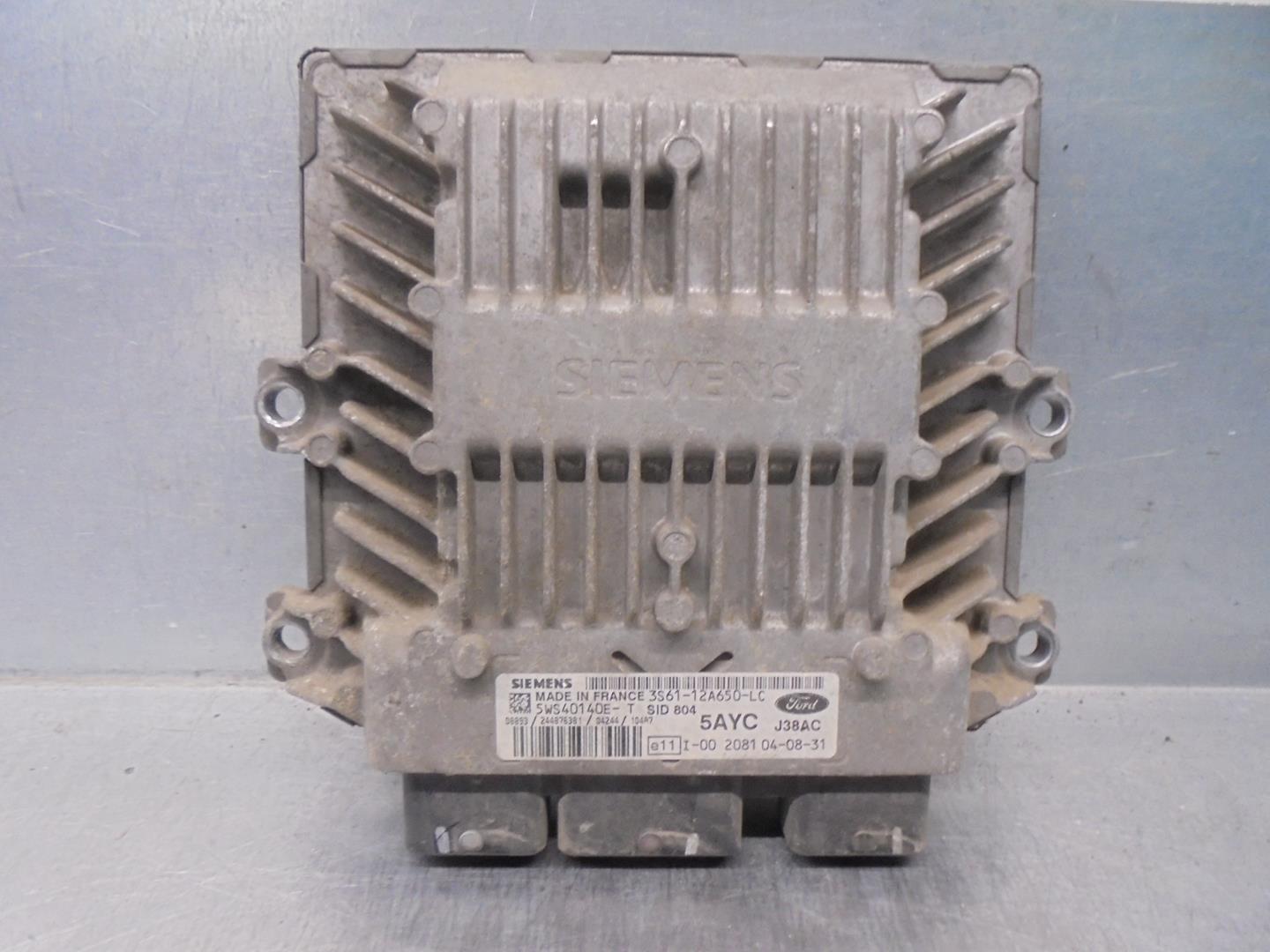 FORD Fusion 1 generation (2002-2012) Блок управления двигателем 3S6112A650LC, 5WS40140ET, SIEMENS 24187885