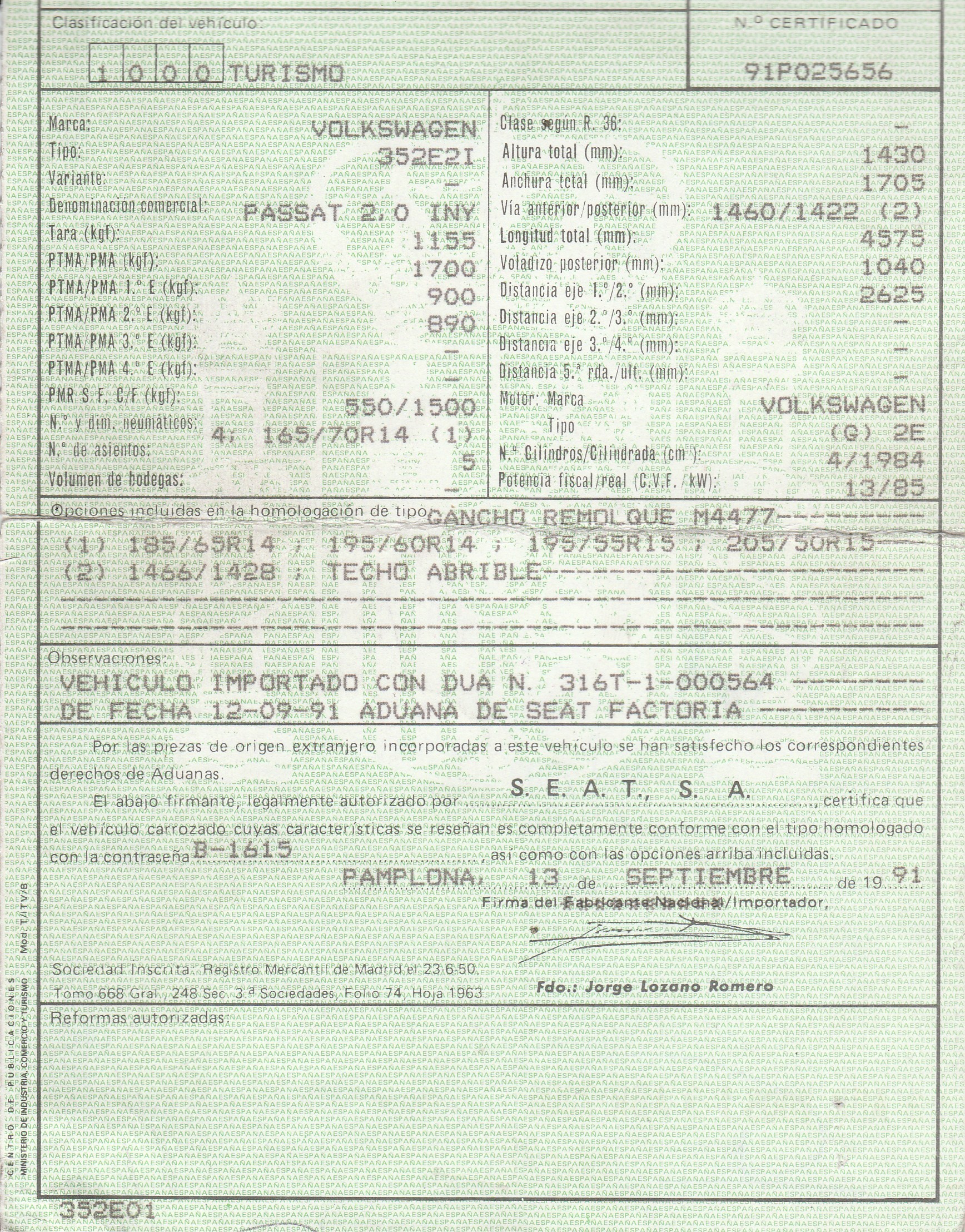 FORD Passat B3 (1988-1993) Andre kontrollenheter +4PINES 19776289