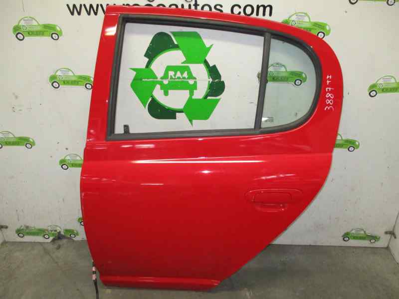 AUDI Yaris 1 generation (1999-2005) Rear Left Door ROJA, 5PUERTAS 20791161