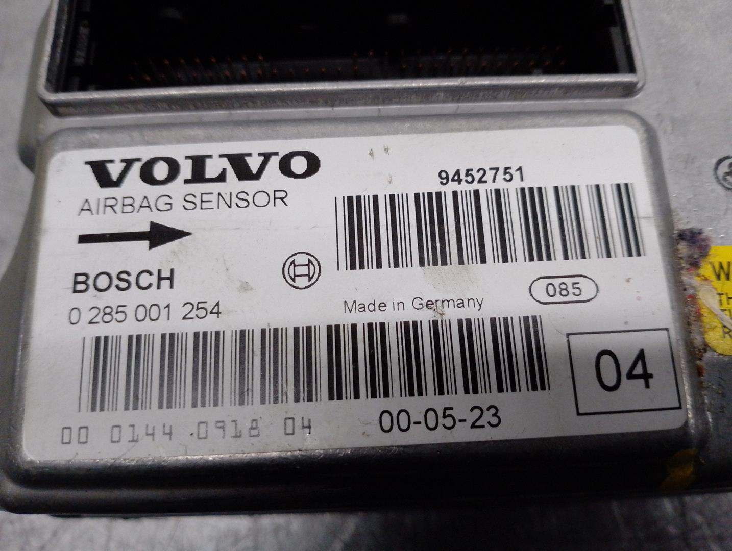 VOLVO S80 1 generation (1998-2006) Unité de contrôle SRS 9452751, 0285001254 19910426