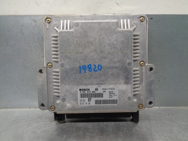 FIAT Uno 1 generation (1995-2004) Engine Control Unit ECU 9635158180,0281010252 24224974