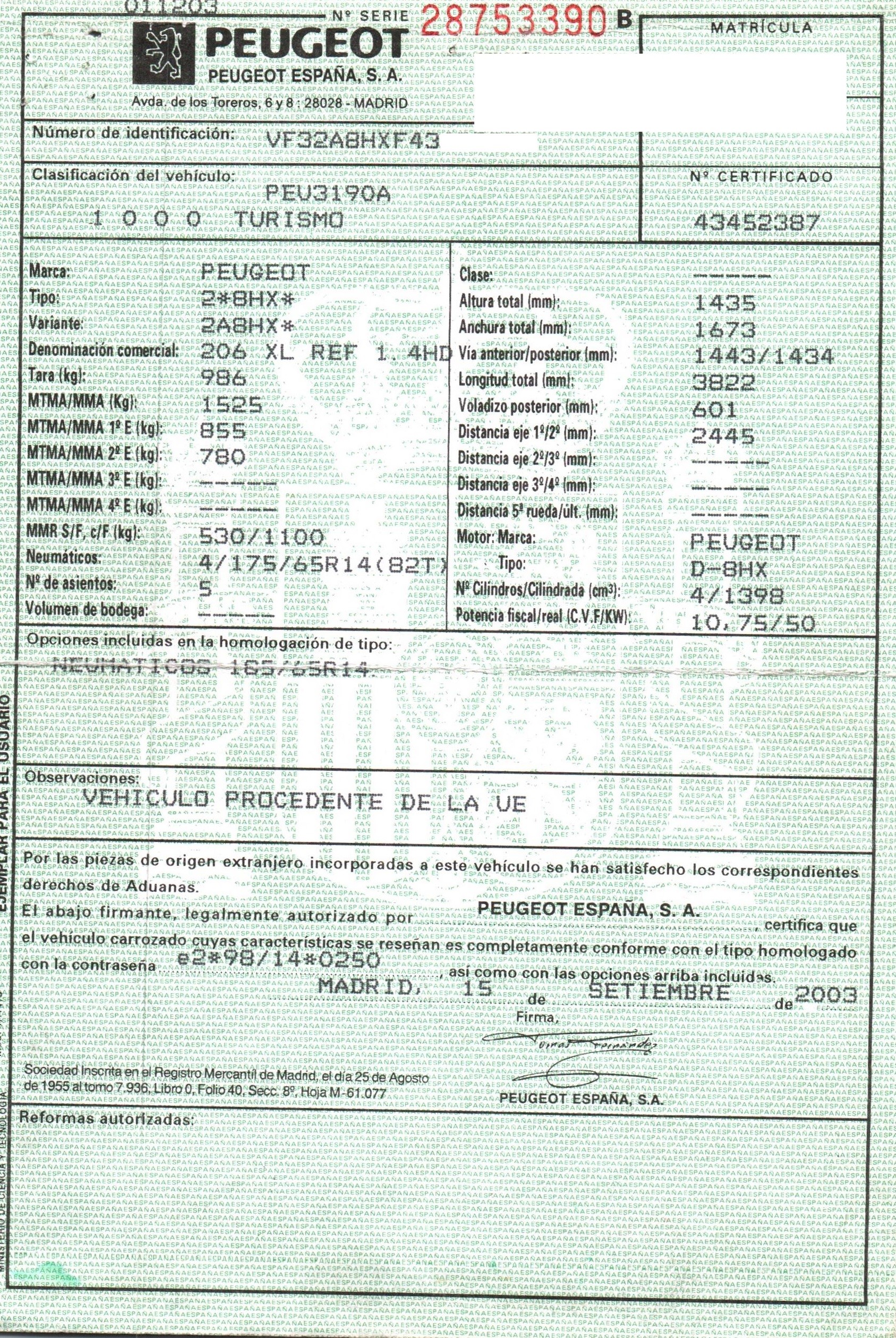 RENAULT 206 1 generation (1998-2009) Блок предохранителей SIEMENS, SIEMENS+S118985220B 19811563