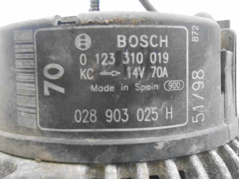 SEAT Cordoba 1 generation (1993-2003) Alternator 0123310019,028903025H+ 21678835