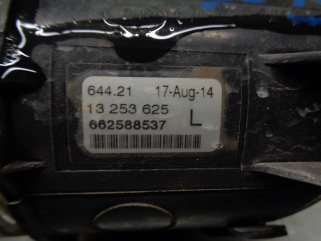OPEL Corsa D (2006-2020) Левая противотуманка переднего бампера 13253625, 662588537 24137345