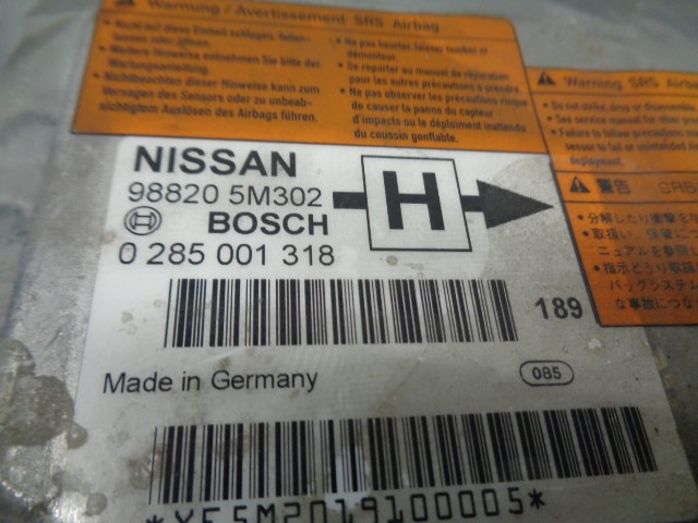 NISSAN Almera N16 (2000-2006) Блок SRS 988205M302,0285001318 24141911