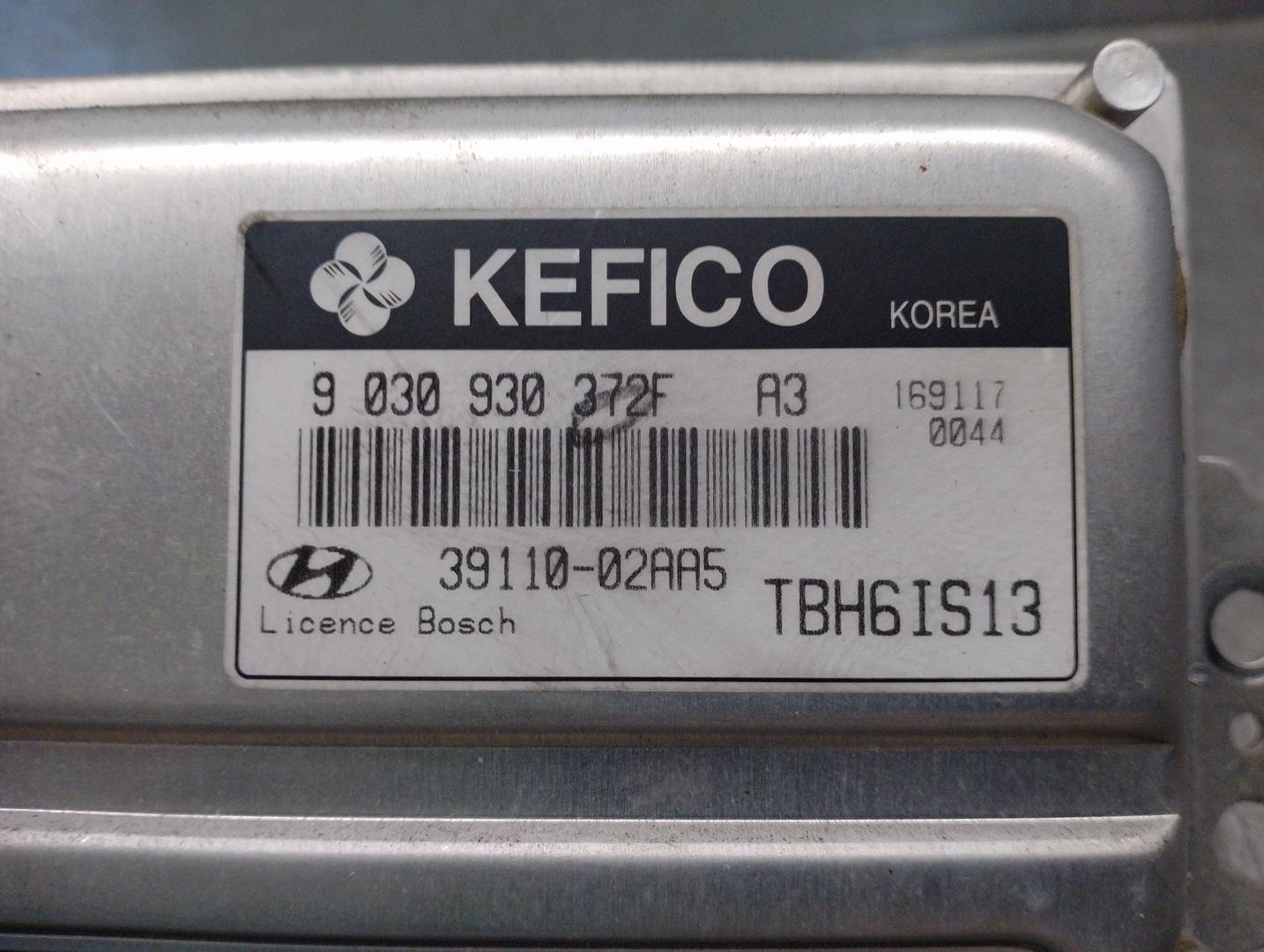 HYUNDAI Getz 1 generation (2002-2011) Moottorin ohjausyksikkö ECU 3911002AA5, 9030930372F, KEFICO 24152619