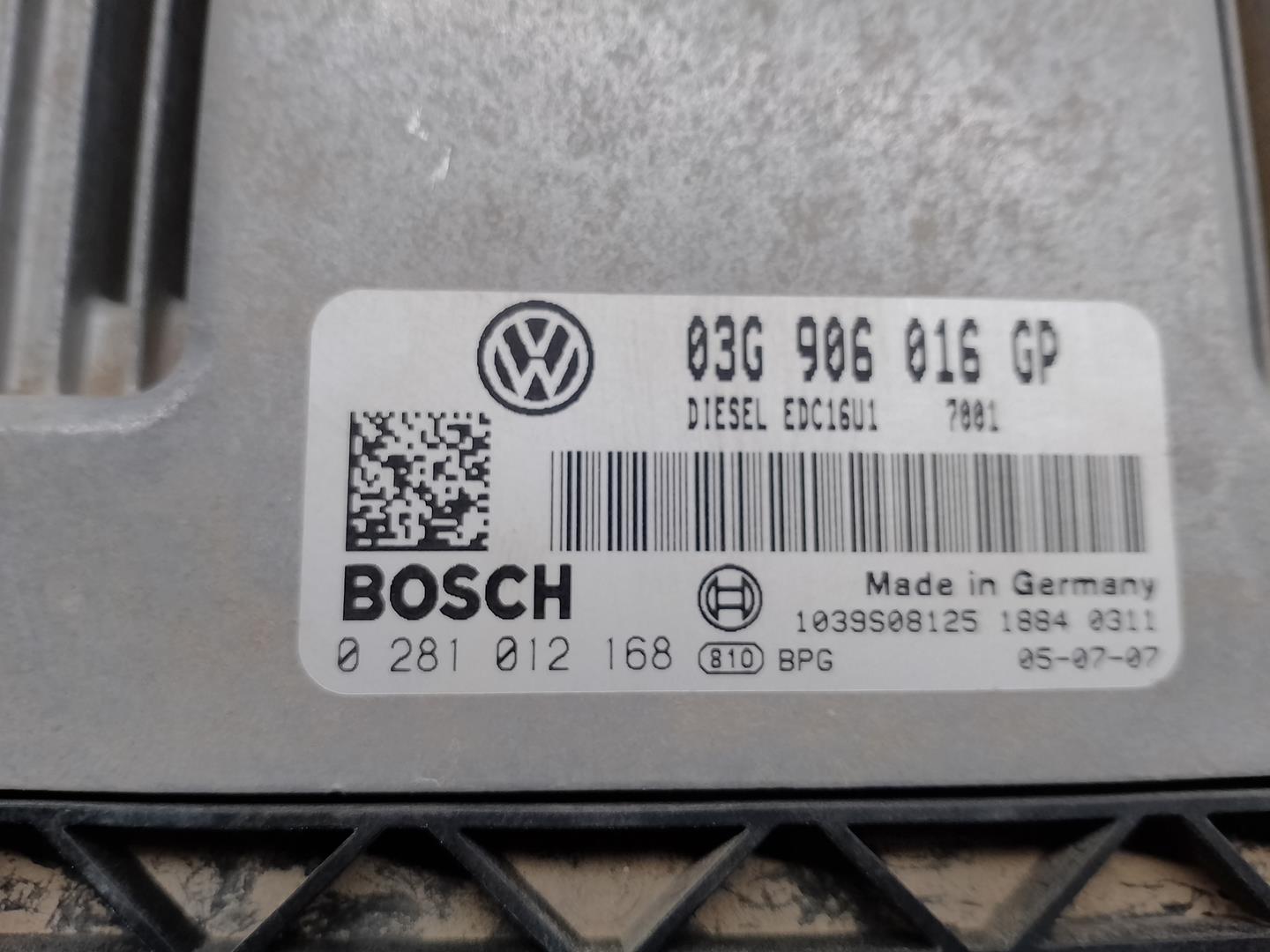 VOLKSWAGEN Caddy 3 generation (2004-2015) Блок управления двигателем 03G906016GP, 0281012168 22780937