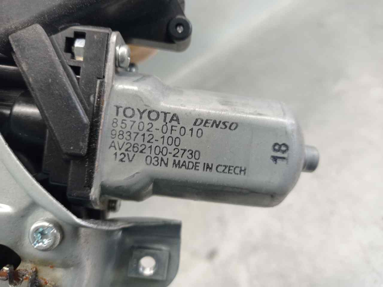 TOYOTA Yaris 3 generation (2010-2019) Priekšējo kreiso durvju logu pacēlājs 5PUERTAS,5PUERTAS+10PINES 19794063