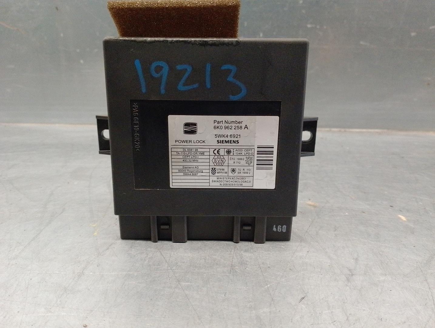 SEAT Ibiza 2 generation (1993-2002) Other Control Units 6K0962258A,5WK46921,SIEMENS 24174800