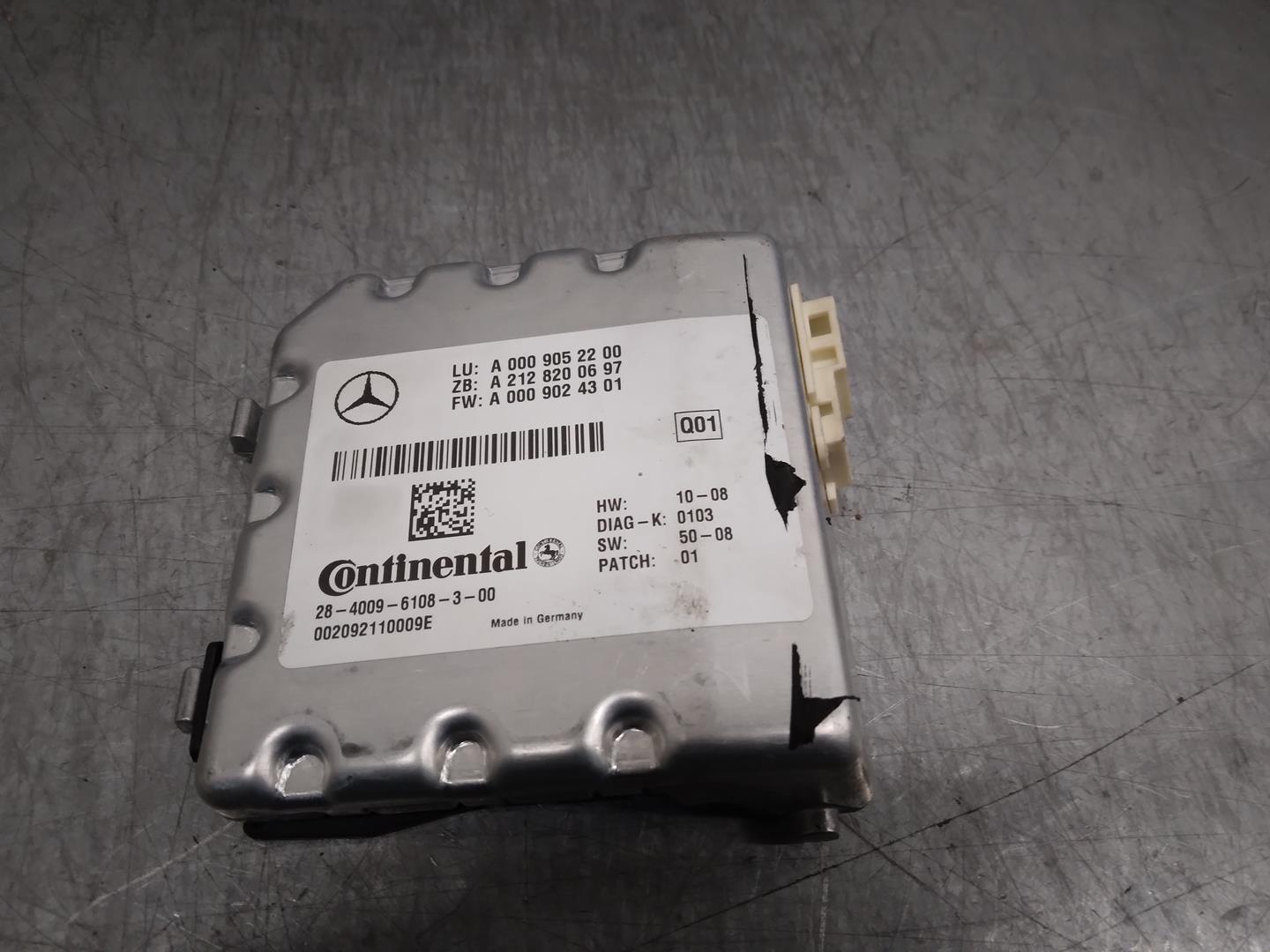 MERCEDES-BENZ E-Class W212/S212/C207/A207 (2009-2016) Other Control Units A2128200697, 2840096108300, CONTINENTAL 24174162