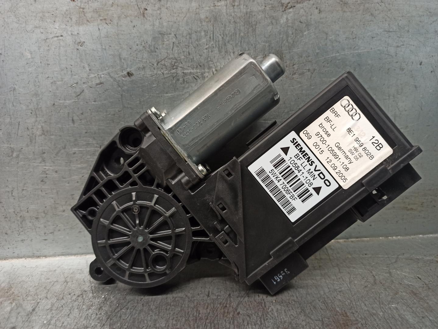 AUDI A4 B7/8E (2004-2008) Moteur de commande de vitre de porte avant droite 8E1959802B,47PINES,5PUERTAS 24205748