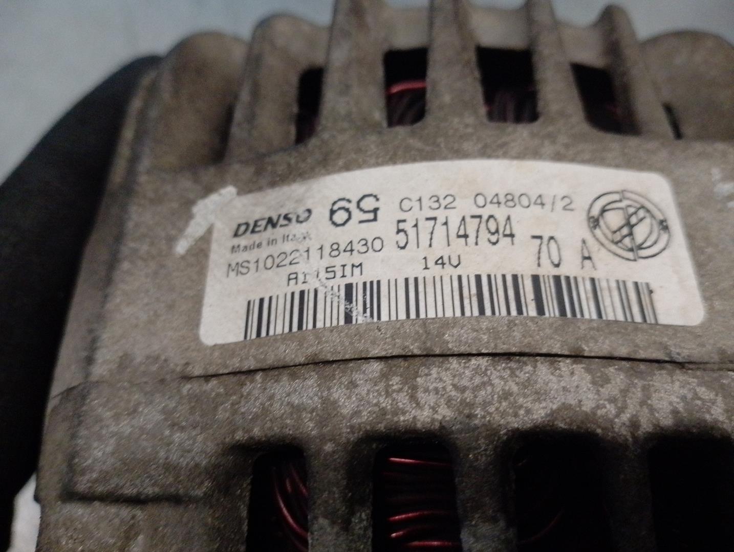 FIAT Punto 3 generation (2005-2020) Alternator 51714794, MS1022118430, DENSO 20628264