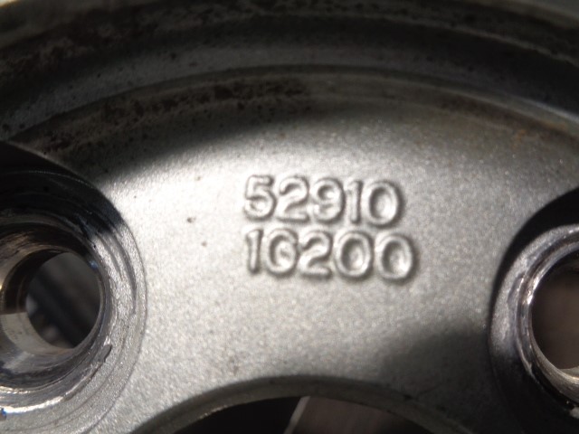 KIA Rio 2 generation (2005-2011) Tire R1551/2JX15-46, 51/2JX15-46, ALUMINIO5P 21725240