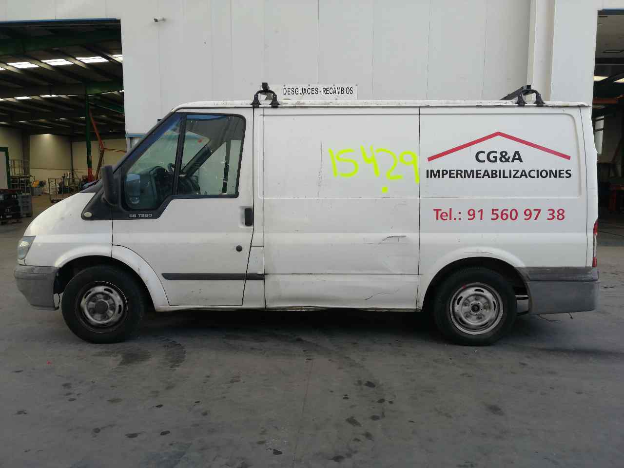 FORD Transit Priekinis kairys sparnas +BLANCA 19807128