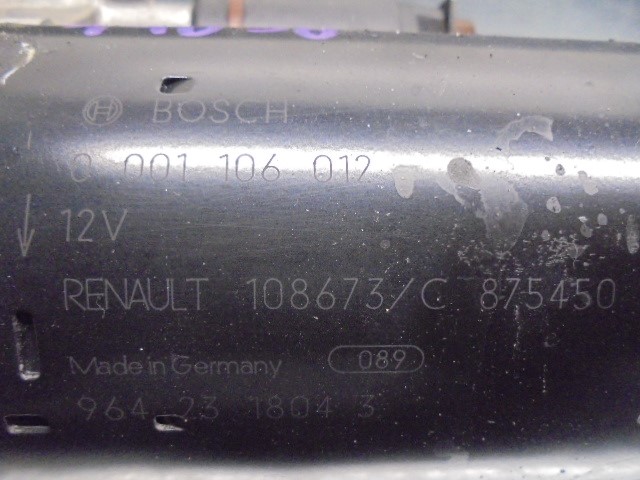 RENAULT Laguna 1 generation (1993-2001) Стартер 8200929534, 0001106012 19767975