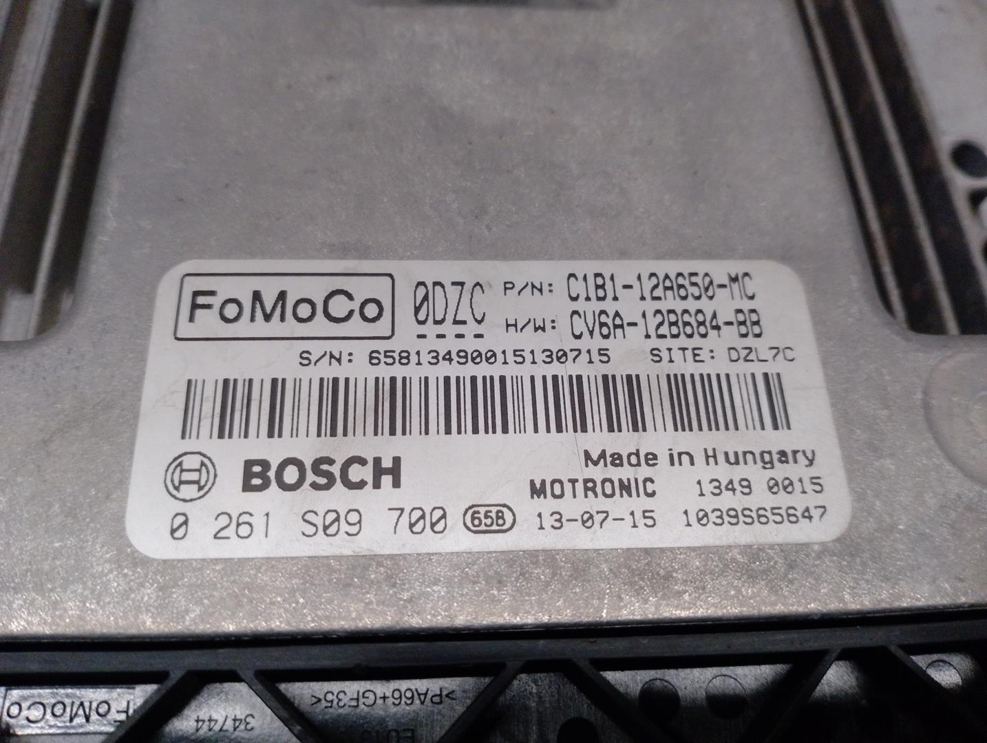 FORD Fiesta 5 generation (2001-2010) Engine Control Unit ECU CB112A650MC,0261S09700 24212879