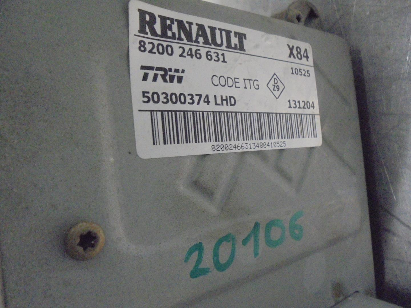 RENAULT Megane 2 generation (2002-2012) Vairo mechanizmas 8200246631, 50300374, TRW 23888784