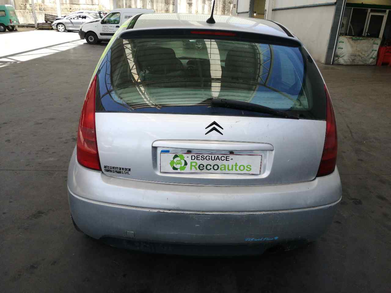 CITROËN C3 1 generation (2002-2010) Aizmugurējo kreiso durvju logu pacēlājs 2PINES, 5PUERTAS, 9653445380+ 19825486