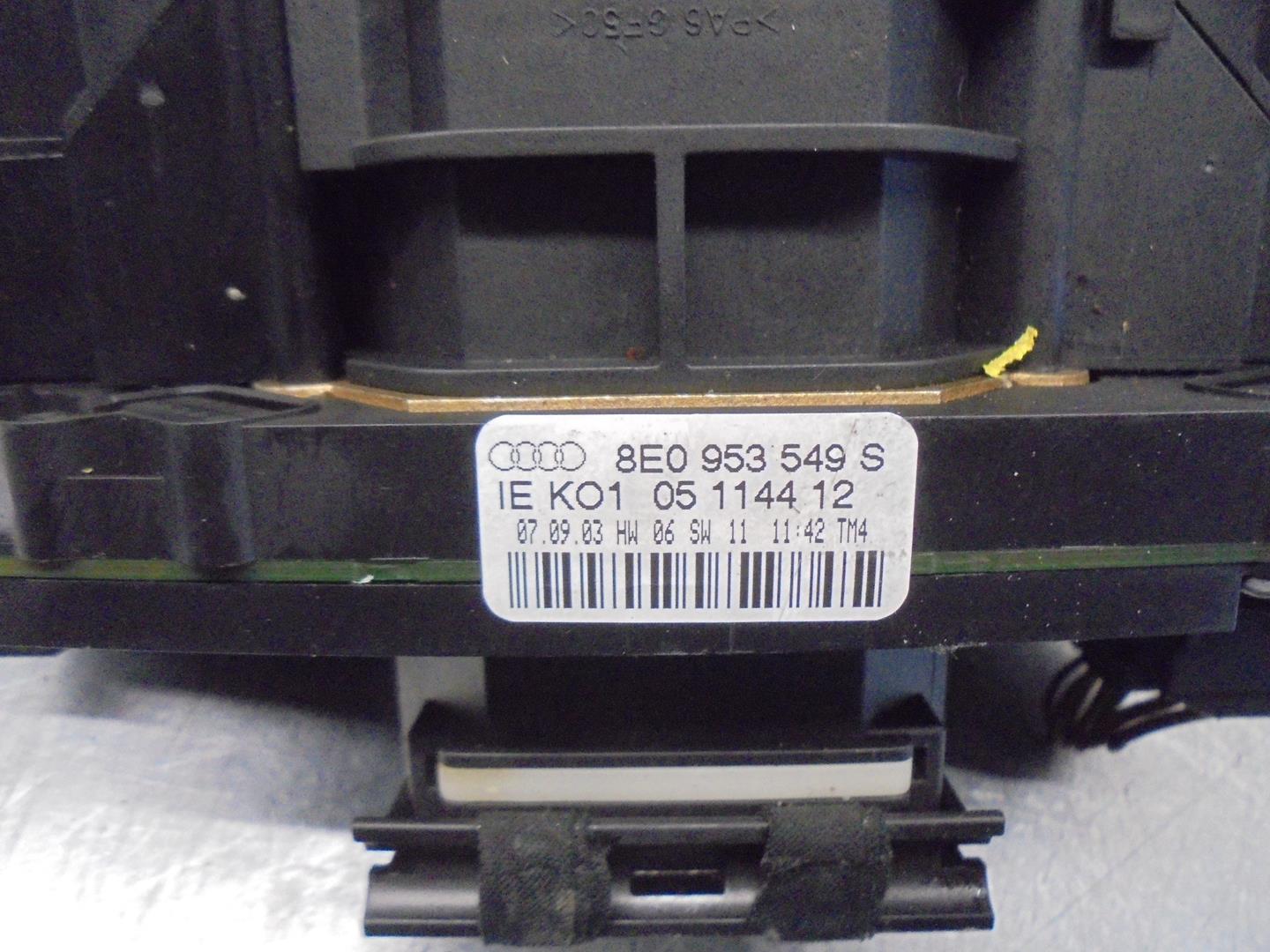AUDI A4 B6/8E (2000-2005) Headlight Switch Control Unit 8E0953549S, 8E0953503C 22482691
