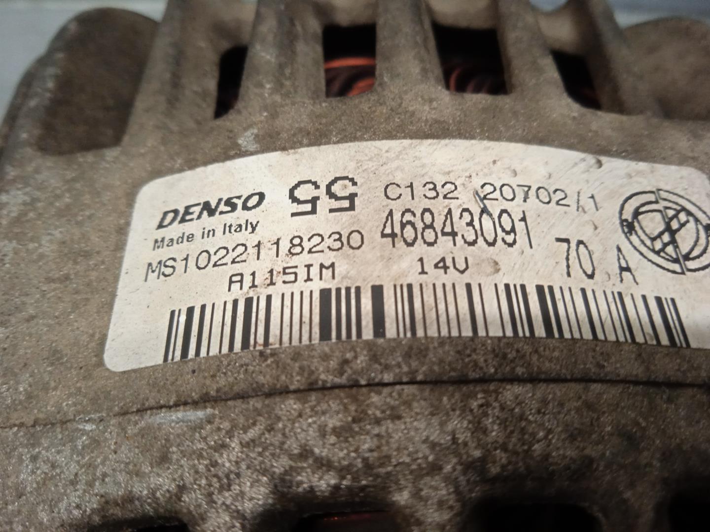 FIAT Punto 3 generation (2005-2020) Alternator 46843091,MS1022118230,DENSO 19851444