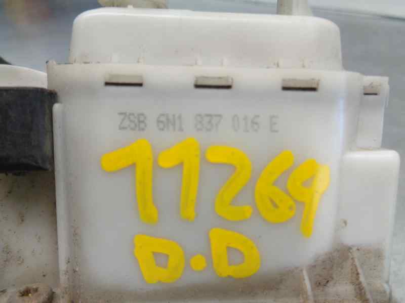 VOLKSWAGEN Polo 4 generation (2001-2009) Front Right Door Lock 6N1837016E, 3PINES, 5PUERTAS 19697433