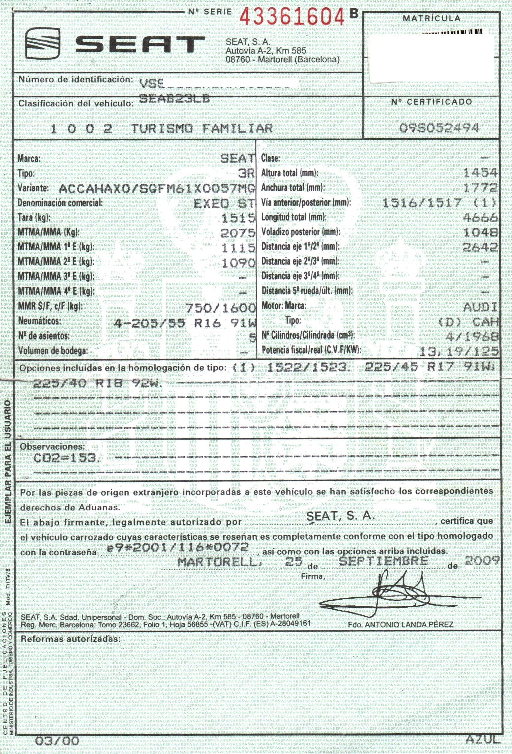 FIAT Exeo 1 generation (2009-2012) Преден ляв спирачен апарат ATE,ATE+ 19841135