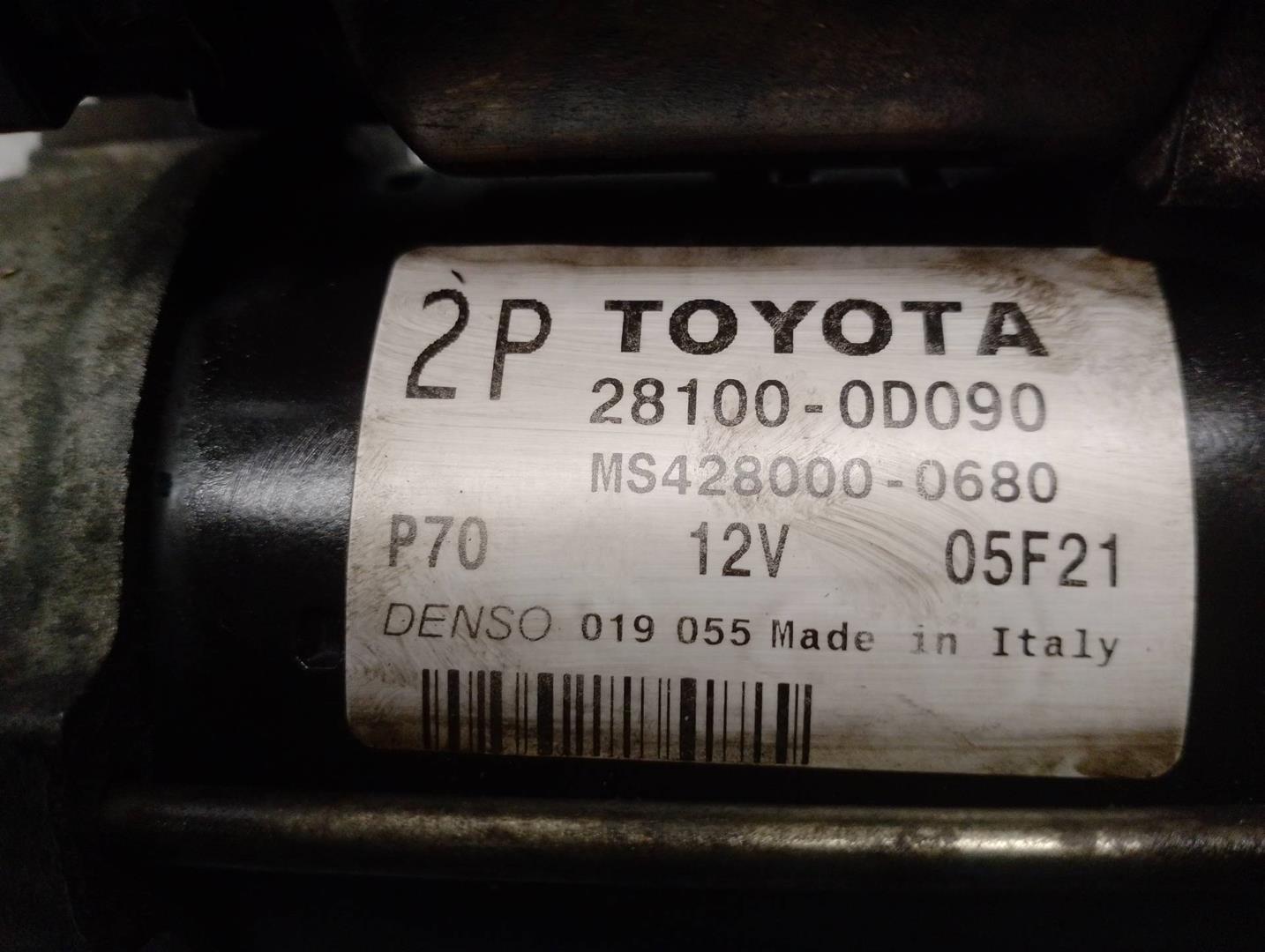 TOYOTA Avensis 2 generation (2002-2009) Starteris 281000D090, MS4280000680, DENSO 23894784