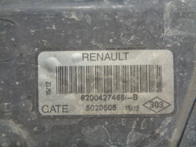 RENAULT Kangoo 2 generation (2007-2021) Difūzoriaus ventiliatorius 8200427466B, 5020505, GATE 19847267
